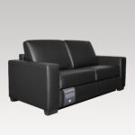 Image of Makers Double Sofa Bed - Black PU