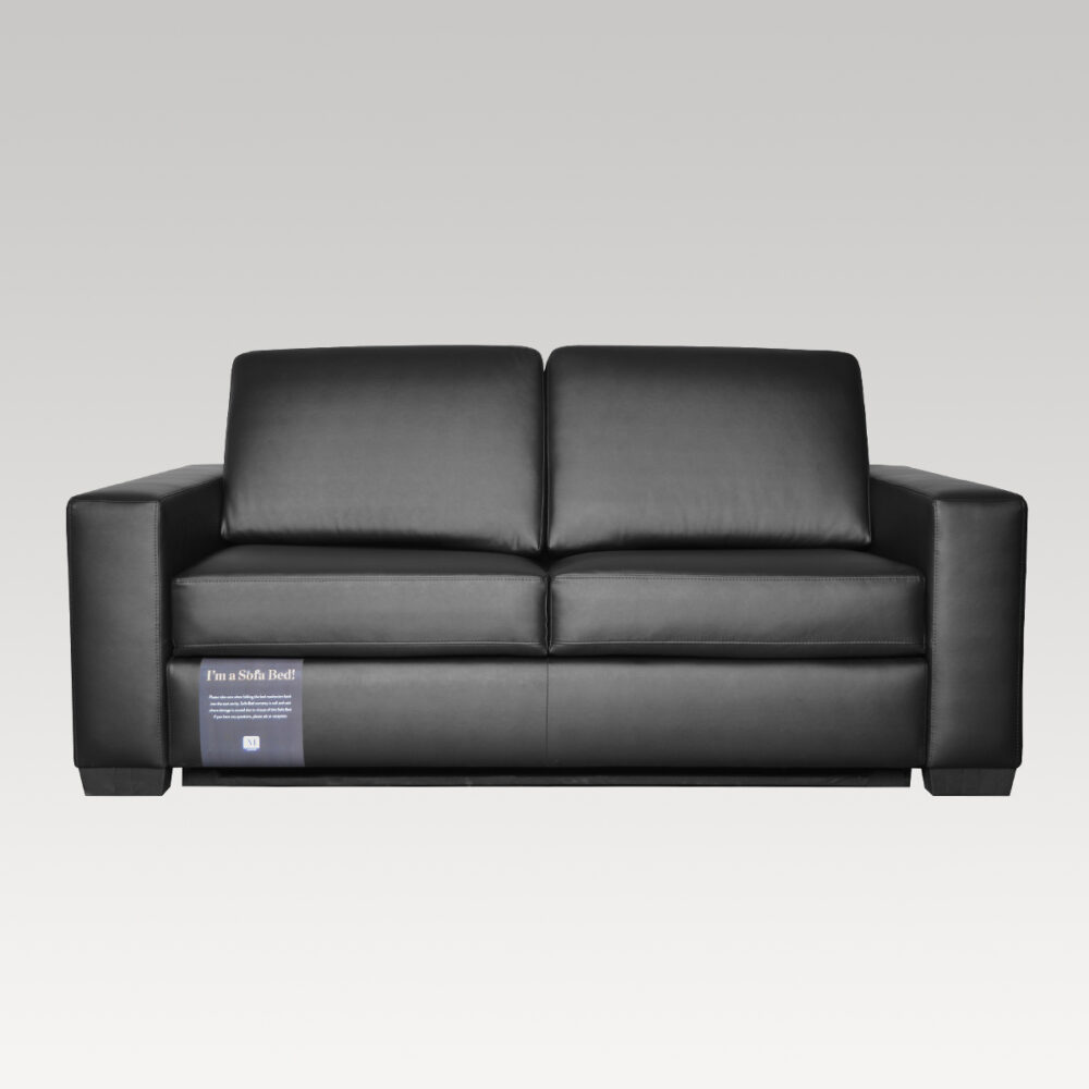 Image of Makers Double Sofa Bed - Black PU