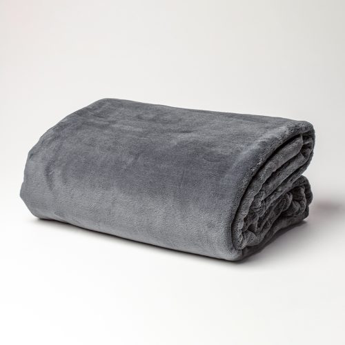 Dreamticket Coral Fleece Blanket - Pewter