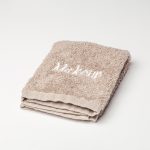 Image of Weavers Cardiff Towelling Make-up Face Cloth - Mocha (10 Pack)