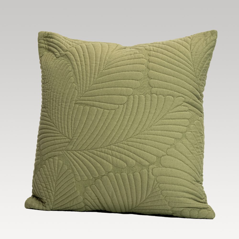 Image of DreamGreen Amora Square Cushion Cover - Sage