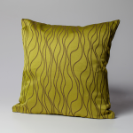 Image of DreamTicket Residence Square Cushion Cover - Leaf