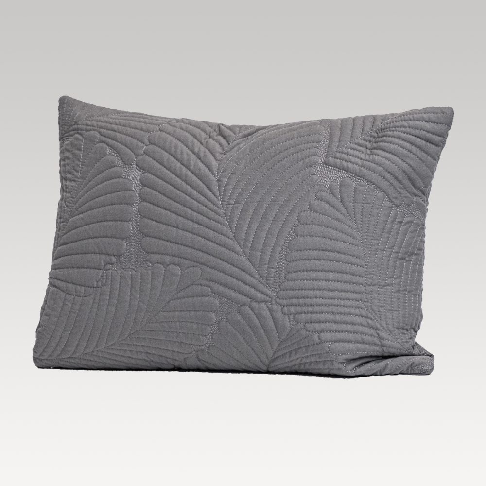 Image of DreamGreen Amora Oblong Cushion Cover - Charcoal