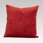 Image of DreamTicket Verve Square Velvet Cushion Cover - Russet