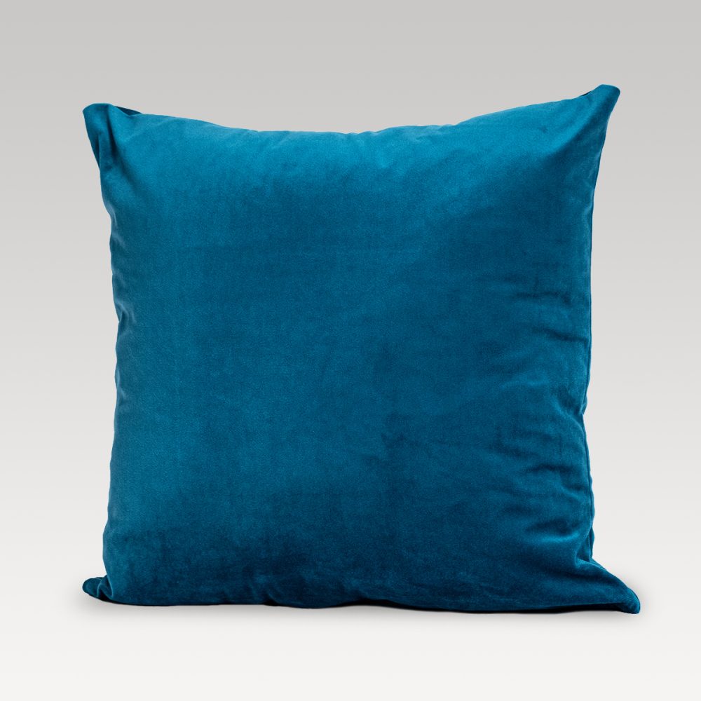 Image of DreamTicket Verve Square Velvet Cushion Cover - Teal