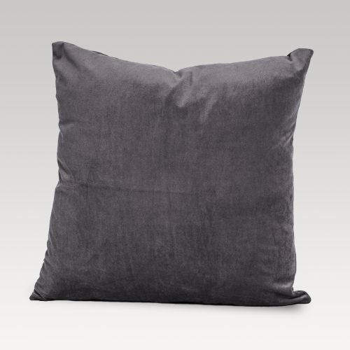 DreamTicket Verve Square Velvet Cushion Cover - Pewter