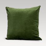 Image of DreamTicket Verve Square Velvet Cushion Cover - Fern