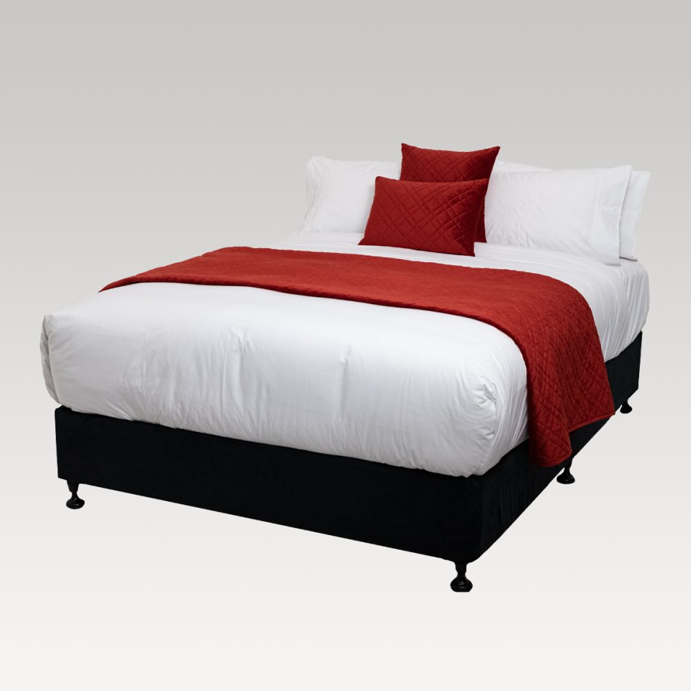 Image of DreamGreen Verve Velvet Quilted Coverlet - Russet