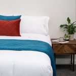 Image of DreamGreen Verve Velvet Quilted Coverlet - Teal