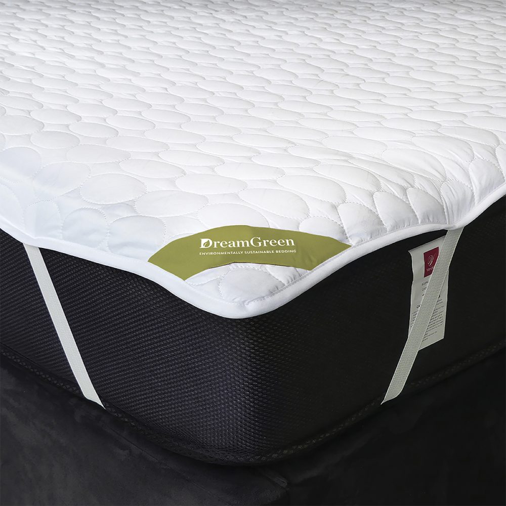 Image of DreamGreen Duo Plus Split and Zip Mattress Protector - Corner Strap