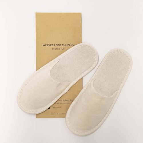 Weavers Eco Slippers - Closed Toe (100 Pack)