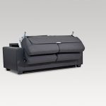 Image of Makers Double Sofa Bed - Charcoal Fabric