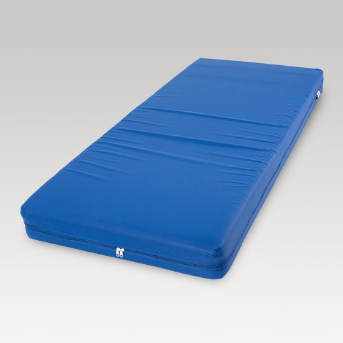 Makers 150mm Foam Mattress with Waterproof & Fire Retardant Cover - Blue
