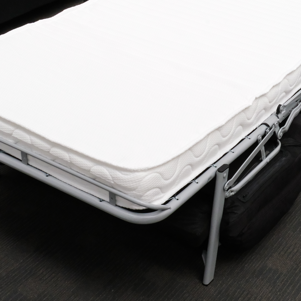 Image of Makers Single Sofa Bed - Charcoal Fabric