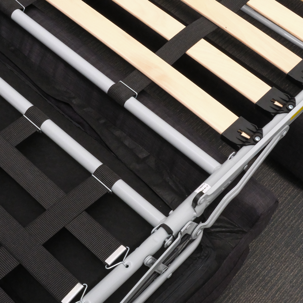 Image of Makers Single Sofa Bed - Charcoal Fabric