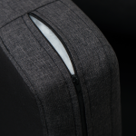 Image of Makers Gregor Fabric Single Seater Chair - Charcoal