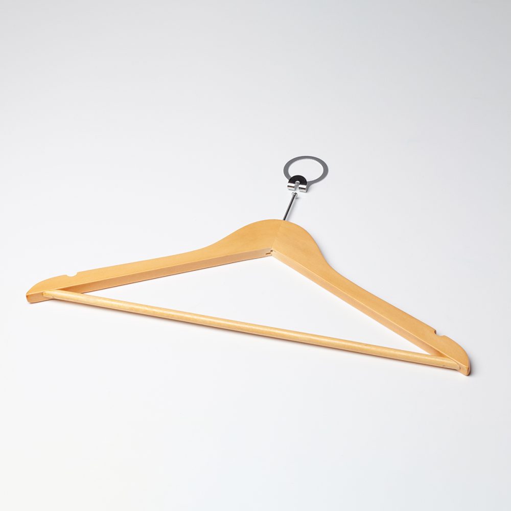 Image of Wooden Pilferproof Coat Hanger (5 Pack)