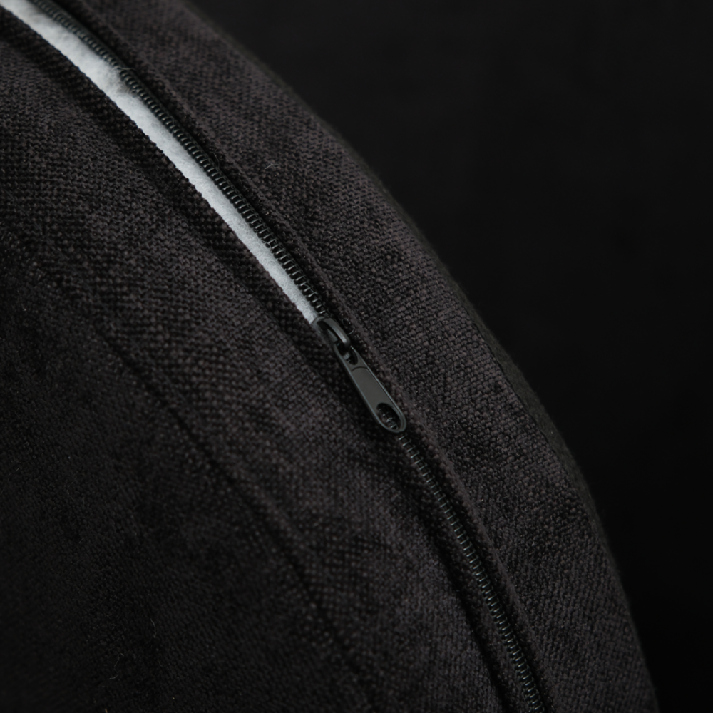 Image of Makers Deluxe Fabric Tub Chair - Black