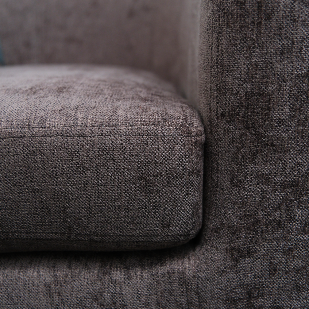 Image of Makers Deluxe Fabric Tub Chair - Chocolate