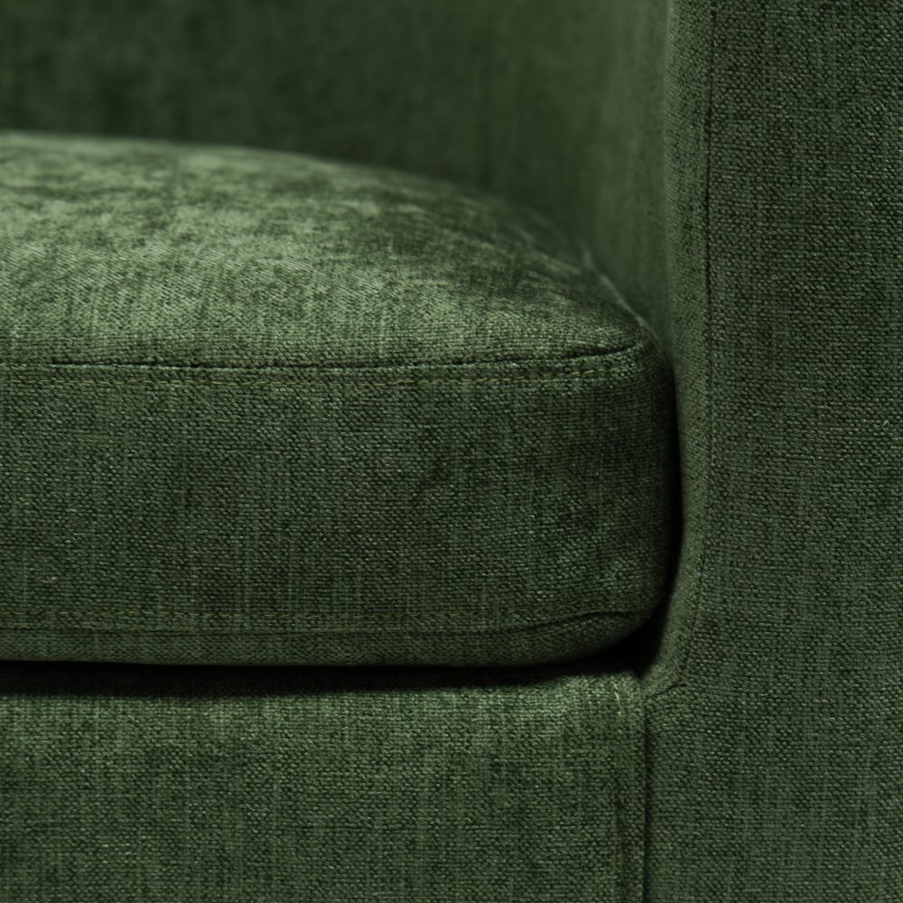 Image of Makers Deluxe Fabric Tub Chair - Forest