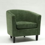 Image of Makers Deluxe Fabric Tub Chair - Forest