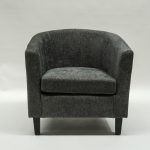 Image of Makers Deluxe Fabric Tub Chair - Storm