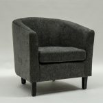 Image of Makers Deluxe Fabric Tub Chair - Storm