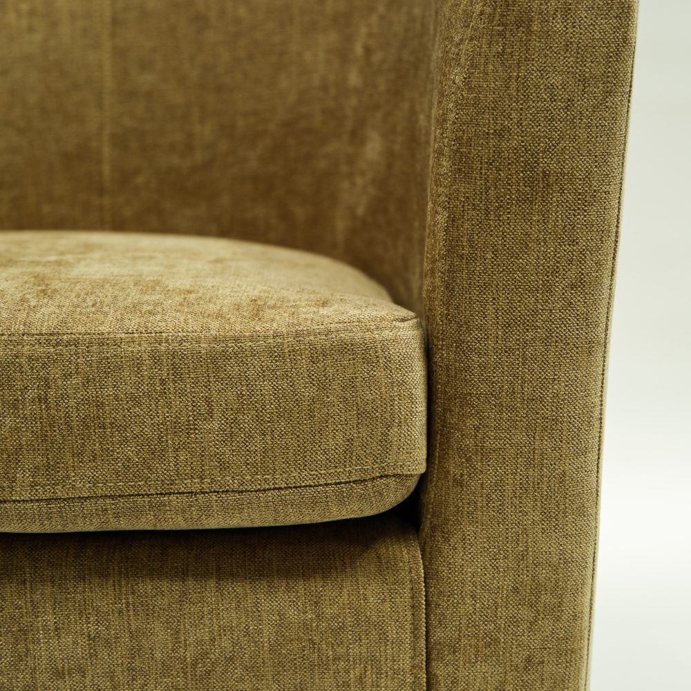 Image of Makers Deluxe Fabric Tub Chair - Pistachio