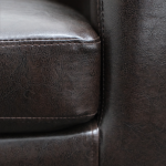 Image of Makers PU Tub Chair - Brown