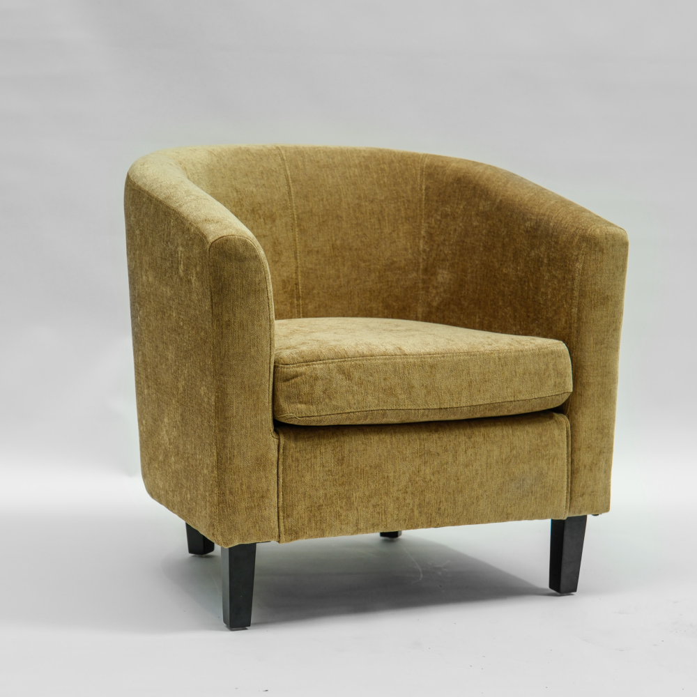 Image of Makers Deluxe Fabric Tub Chair - Pistachio