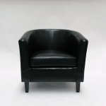 Image of Makers PU Tub Chair - Black