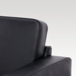 Image of Makers Gregor PU 2 Seater Sofa - Black