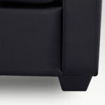 Image of Makers Gregor PU 2 Seater Sofa - Black